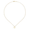 14K Yellow Gold Heart Pendant Necklace