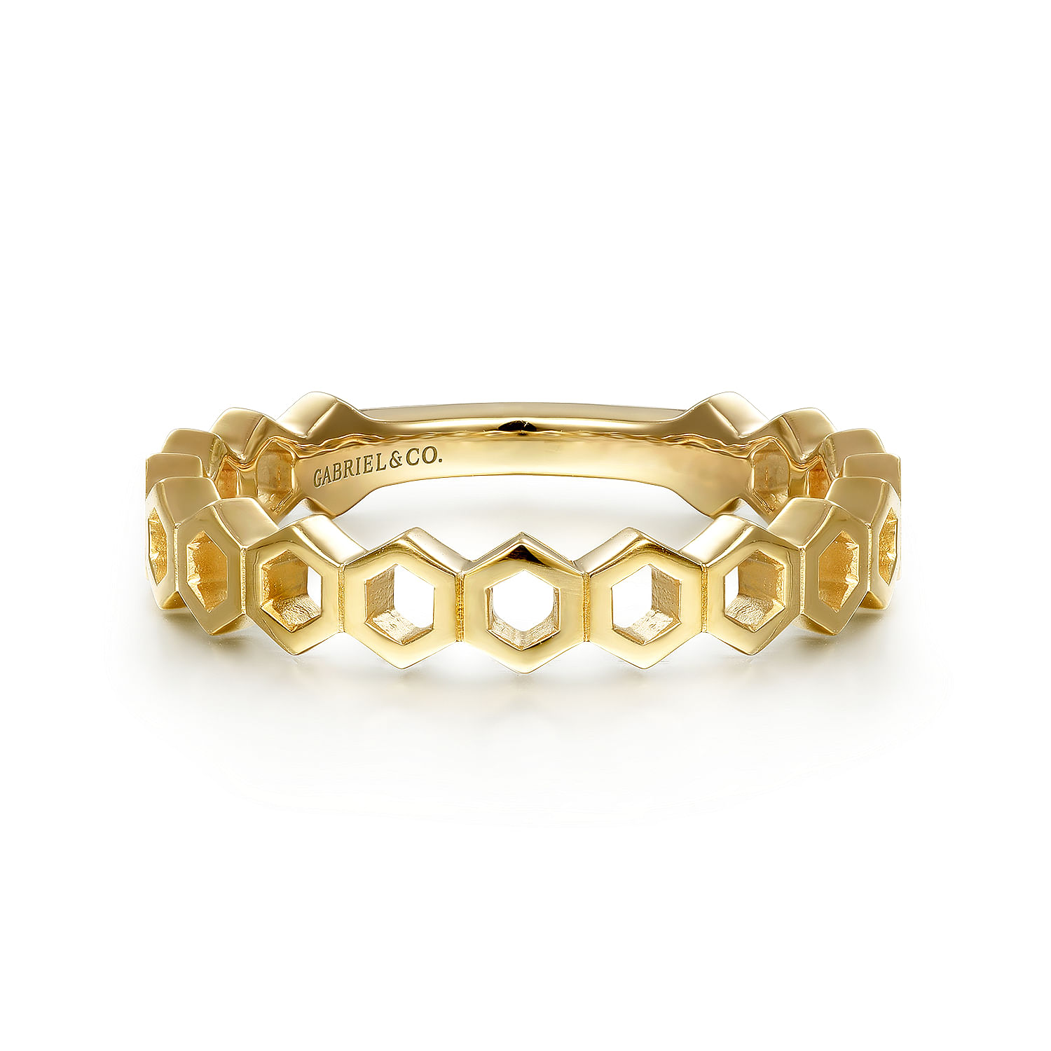 14K-Yellow-Gold-Hexagon-Stackable-Ring1