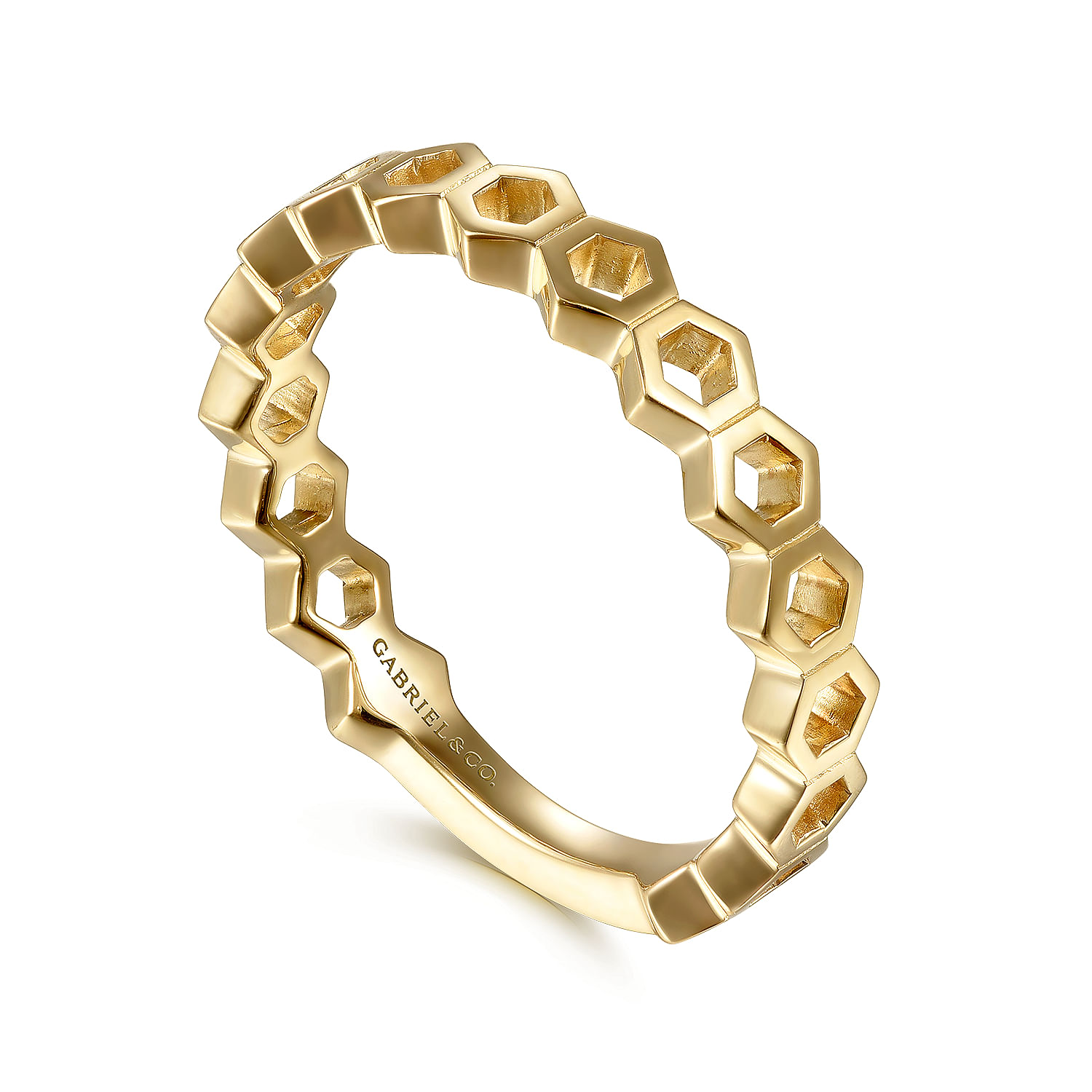 14K-Yellow-Gold-Hexagon-Stackable-Ring3