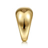 14K Yellow Gold High Polished Dome Ring