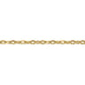 14K Yellow Gold Hollow Chain Bracelet