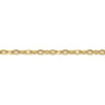 14K Yellow Gold Hollow Chain Bracelet