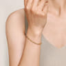 14K Yellow Gold Hollow Link Chain Bracelet
