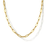 14K-Yellow-Gold-Hollow-Paper-Clip-Chain-Necklace1