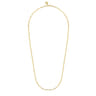 14K Yellow Gold Hollow Paper Clip Chain Necklace