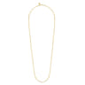 14K Yellow Gold Hollow Paper Clip Chain Necklace