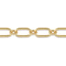 14K Yellow Gold Hollow Tube Link Bracelet