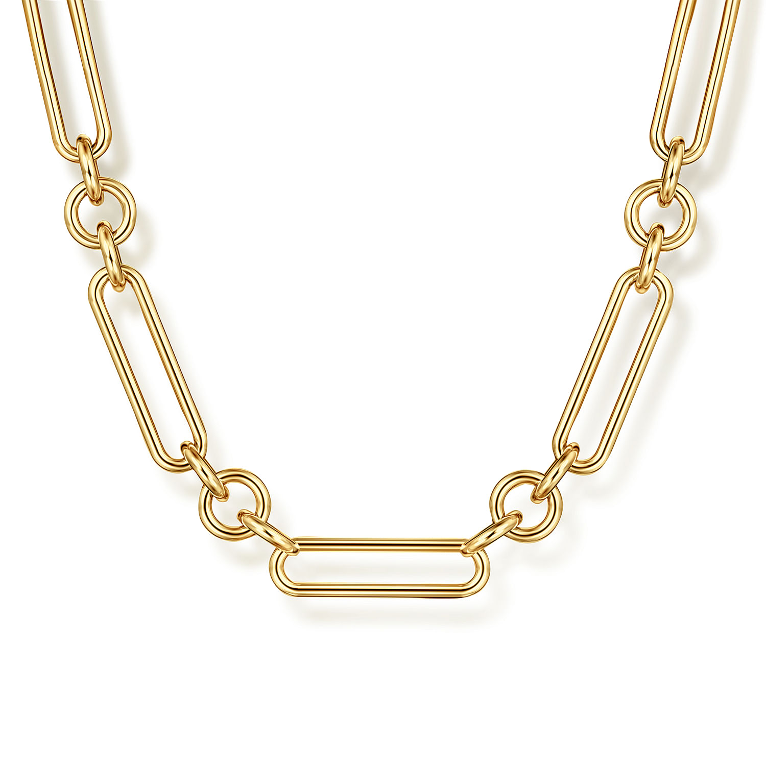 14K Yellow Gold Hollow Tube Link Chain Bracelet @ $2175 14K Yellow Gold Hollow Tube Link Chain Bracelet @ $2175