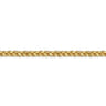 14K Yellow Gold Hollow Wheat Chain Bracelet