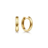 14K Yellow Gold Huggie Earrings