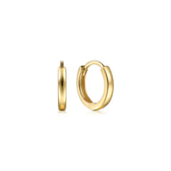 14K Yellow Gold Huggie Earrings