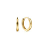 14K Yellow Gold Huggie Earrings