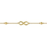 14K Yellow Gold Infinity Chain Bracelet-Bujukan
