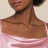 14K Yellow Gold Infinity Heart Pendant Necklace