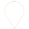 14K Yellow Gold Infinity Pendant Necklace