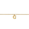 14K Yellow Gold Initial C Bracelet