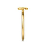 14K Yellow Gold Initial G Stackable Ring