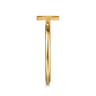 14K Yellow Gold Initial K Stackable Ring