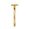 14K Yellow Gold Initial L Stackable Ring