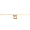 14K Yellow Gold Initial M Bracelet