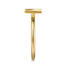 14K Yellow Gold Initial M Stackable Ring