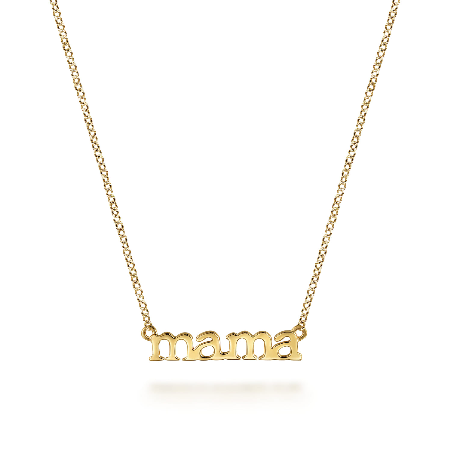 14K Yellow Gold Initial Necklace - Shot 1