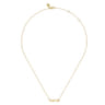 14K Yellow Gold Initial Necklace