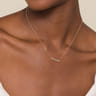 14K Yellow Gold Initial Necklace