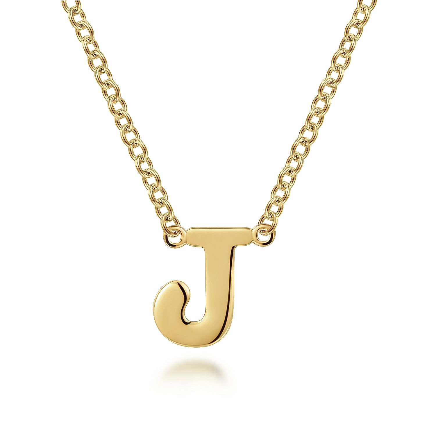 Letter j gold chain hotsell