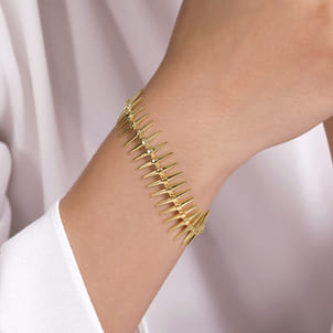 14K Yellow Gold Kaslique Tennis Bracelet