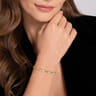 14K Yellow Gold Kite Pyramid Diamond Cuff Bangle Bracelet - 0.35 ct