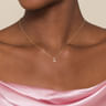 14K Yellow Gold L Initial Necklace