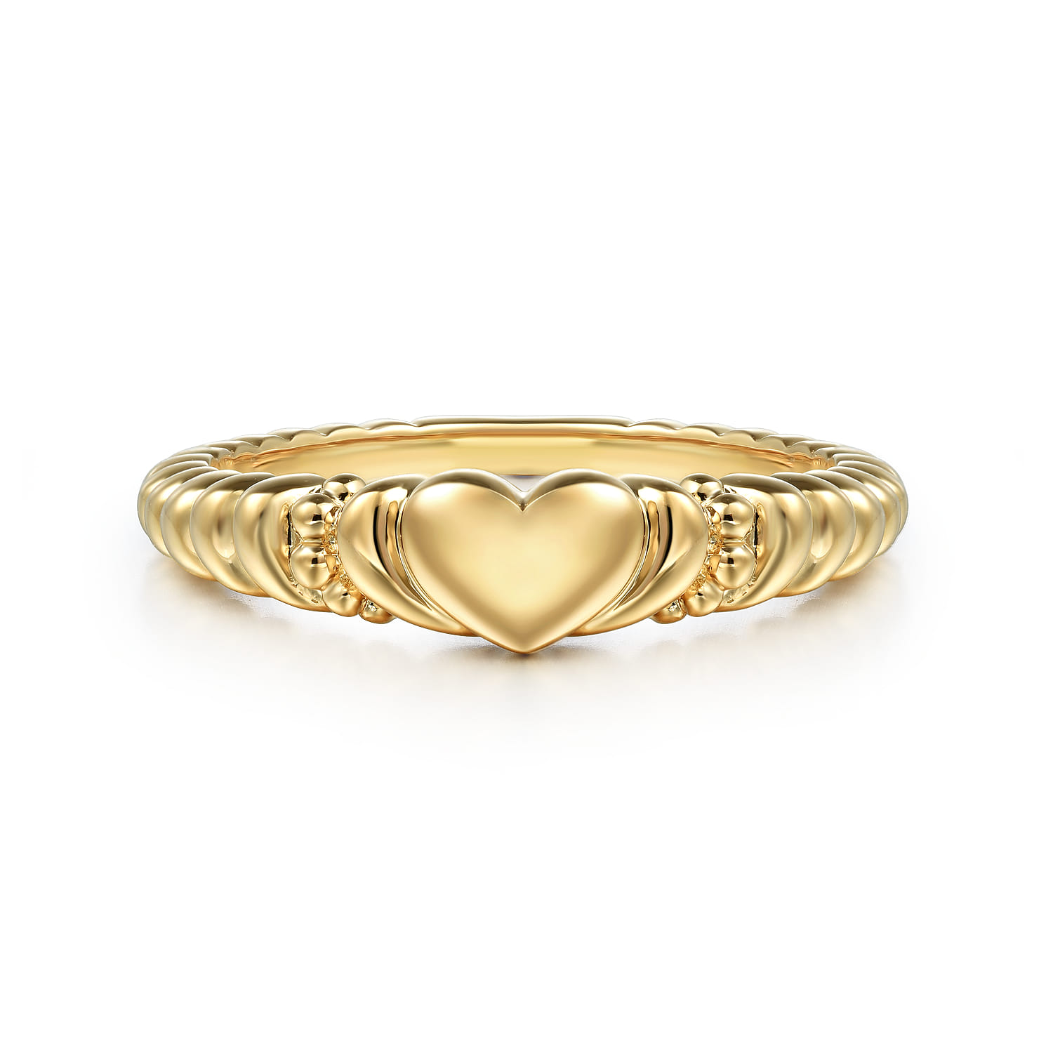 14K Yellow Gold Ladies Ring - Shot 1