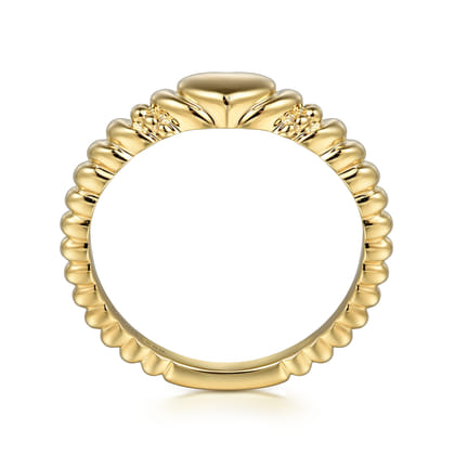 14K Yellow Gold Ladies Ring