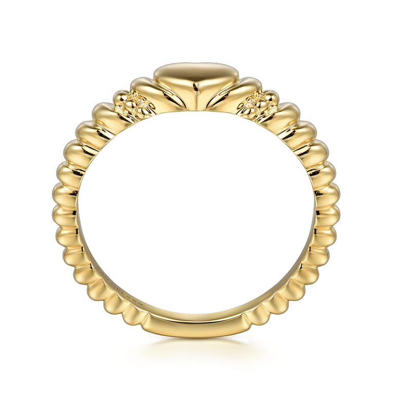 14K Yellow Gold Ladies Ring - Shot 2