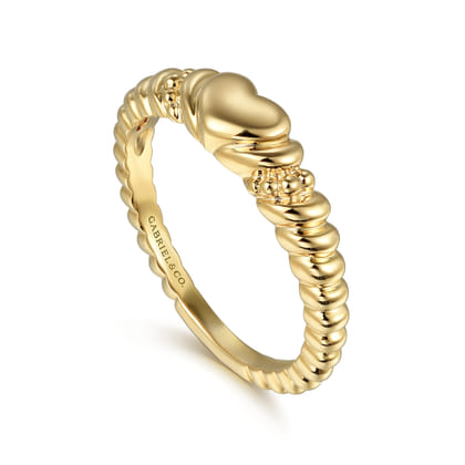 14K Yellow Gold Ladies Ring
