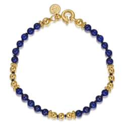 14K-Yellow-Gold-Lapis-Beads-Bracelet1