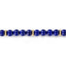 14K Yellow Gold Lapis Beads Bracelet