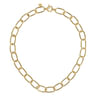 14K Yellow Gold Large Oval Link Chain Necklace