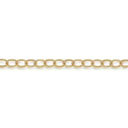14K Yellow Gold Link Chain Bracelet