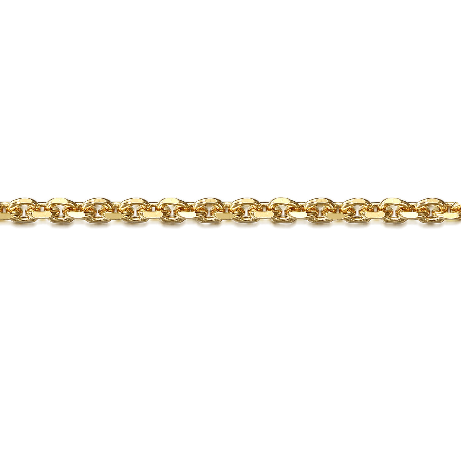 14K Yellow Gold Link Chain Bracelet - Shot 2