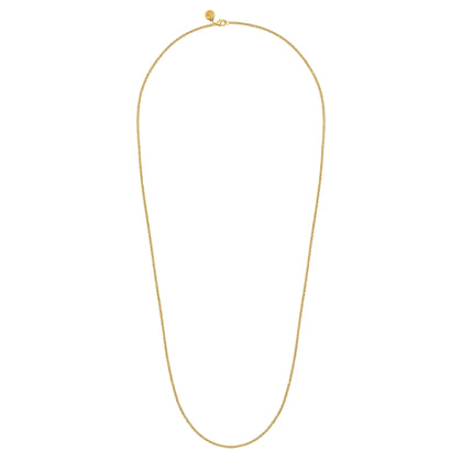 14K Yellow Gold Link Chain Necklace