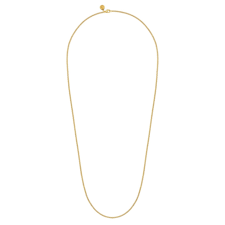 14K Yellow Gold Link Chain Necklace - Shot 2