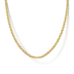 14K Yellow Gold Link Chain Necklace