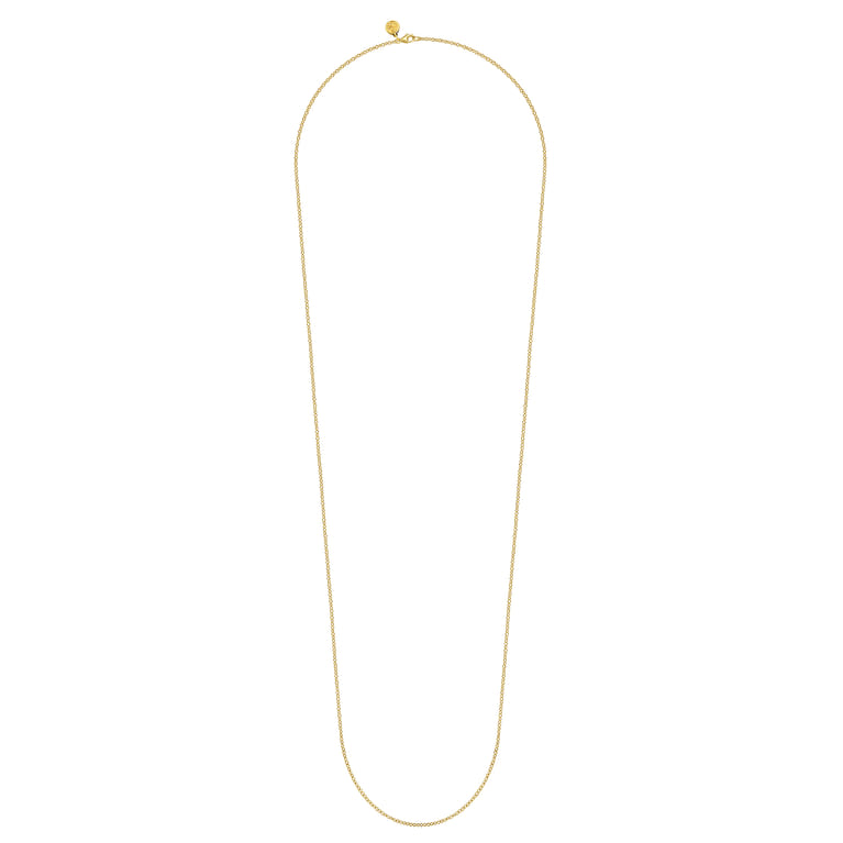 14K Yellow Gold Link Chain Necklace - Shot 2
