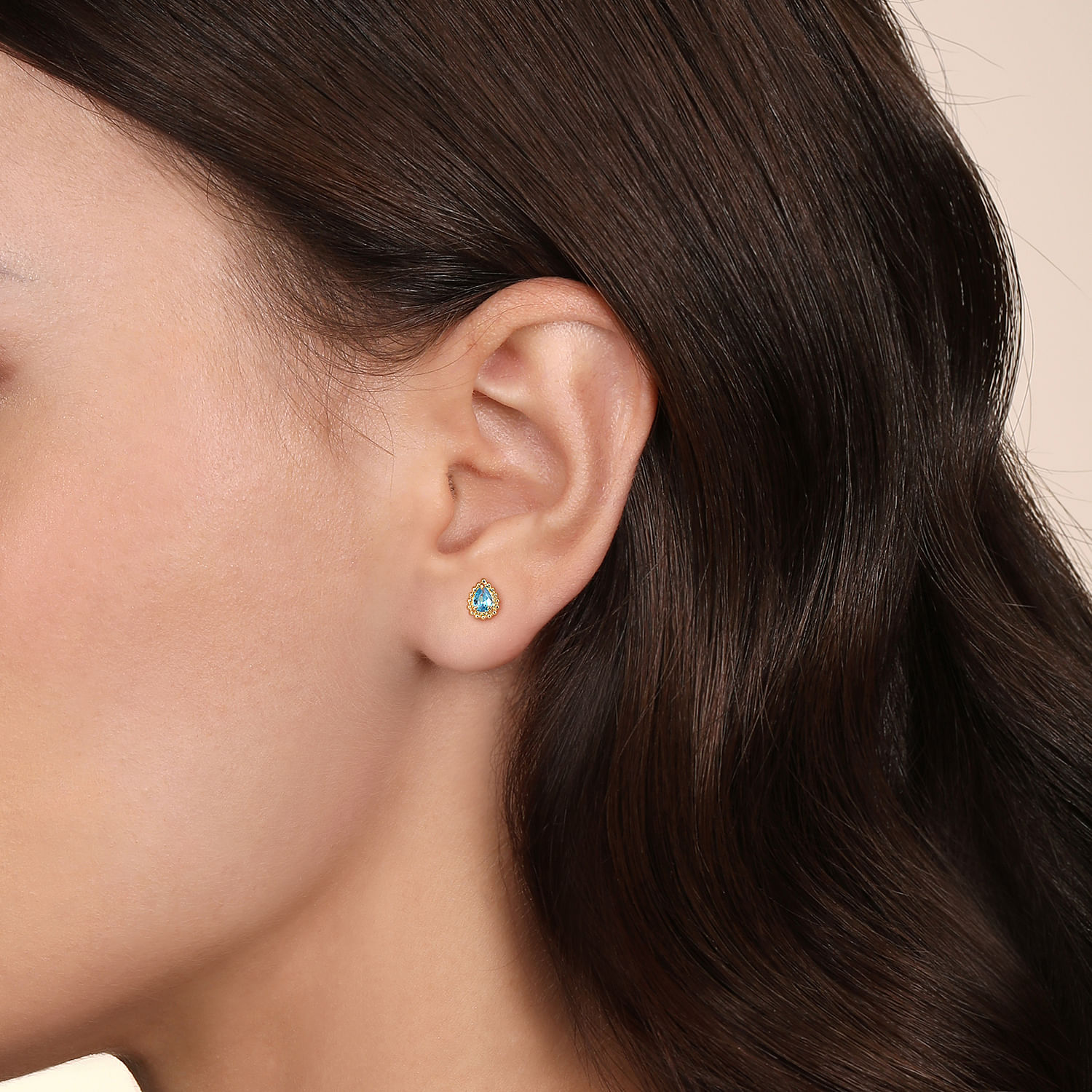 ◆STONEHENgE◆ 14K Lucky You Earrings P1405 Stonehenge 14K Lucky U Earrings P1405 Female Jewelry Jun