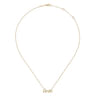 14K Yellow Gold Love Necklace