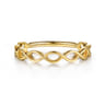 14K Yellow Gold Maqurise Shape Stackable Ring