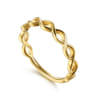 14K Yellow Gold Maqurise Shape Stackable Ring