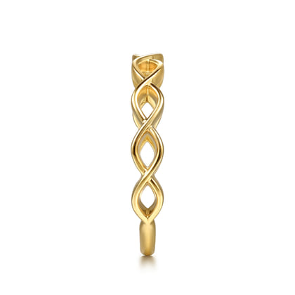 14K Yellow Gold Maqurise Shape Stackable Ring